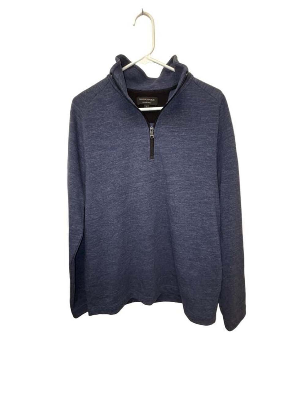 Banana Republic Quarter Zip Pullover Size L Blue